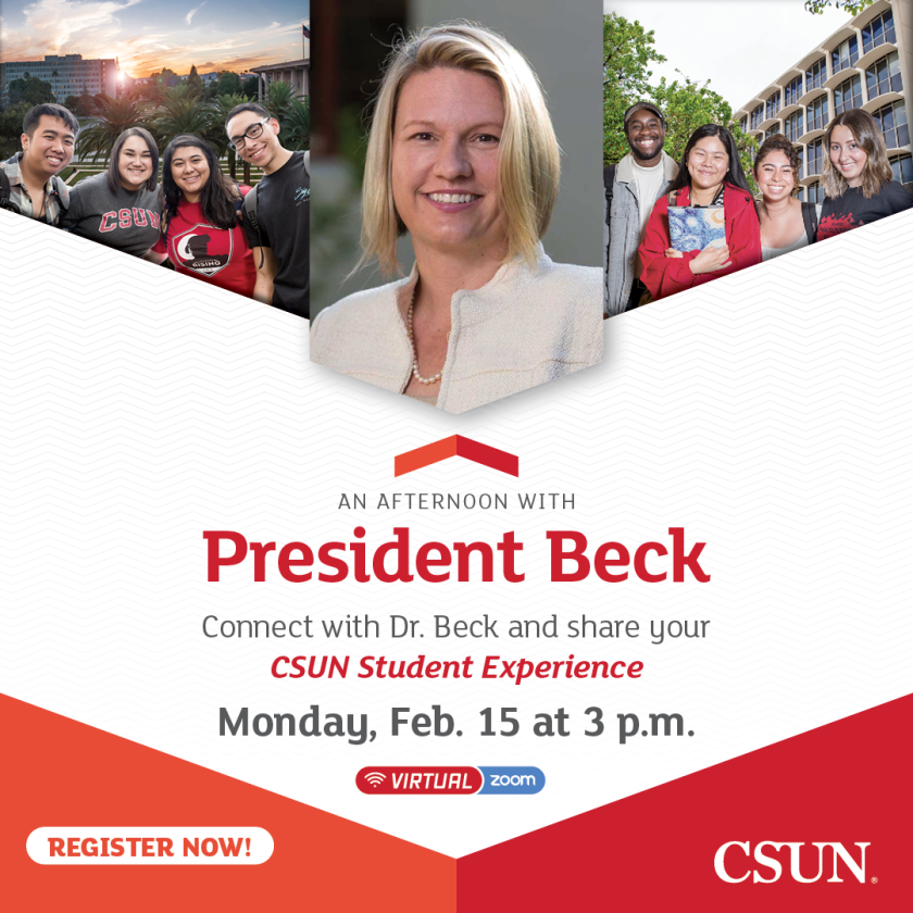 An Afternoon with President Beck