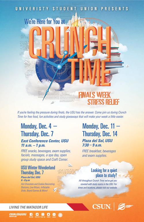 Crunch Time Finals Week Stress Relief California State University