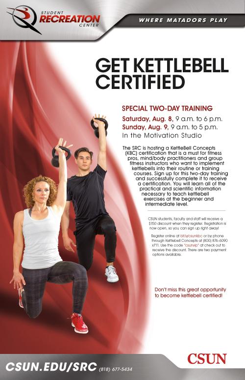 Kettlebell Concepts Certification California State University Northridge