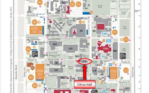 Citrus Hall Location