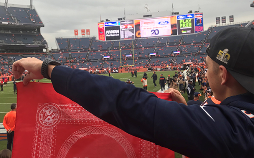 Eric Gonzalez &#039;16 at Broncos Stadium, Denver CO