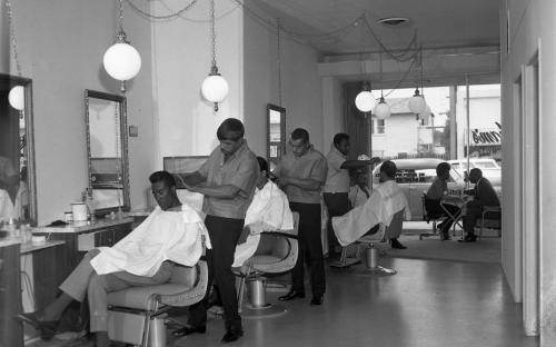 Harry Adam&#039;s Barber Shop, 1964