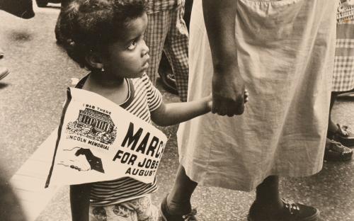 Hope for the future.  March on Washington, August 28, 1963