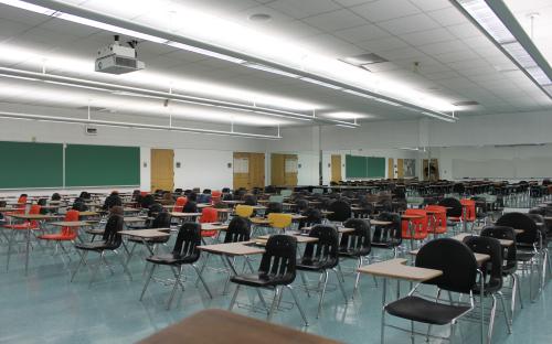 Redwood Hall classroom