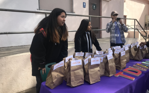 Participants at Teen Dating Violence Awareness Month