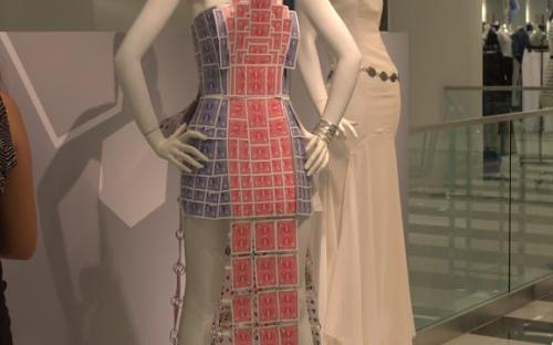 A dress of cards