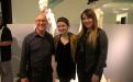 Caitlin Pynes with Dan Brown, Bloomingdales Visual Merchandising Manger; and Trisha Farah, CSUN alumni and Studio Services Director for Bloomingdale&#039;s