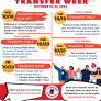 Transfer Student Week Event Calendar