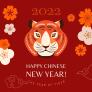 Chinese new year party invitation