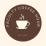 faculty coffee hour with coffee cup