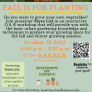 Fall Is For Planting Flyer 