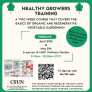 Healthy Growers Training April 29th and May 6th