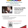 whole BODY WHOLE HEALTH 7/26/23 02:30pm-3:30pm  Sense Your Health: Sound &amp; Cancer Virtual Via Zoom