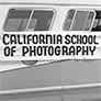 California school of photography sign on a bus