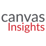 Canvas in grey and insights in red