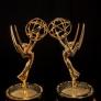 Two Emmy statues