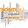 Antiracism words banner
