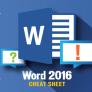 Microsoft Word 2016 logo. 
