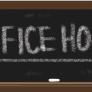 Office hours sign