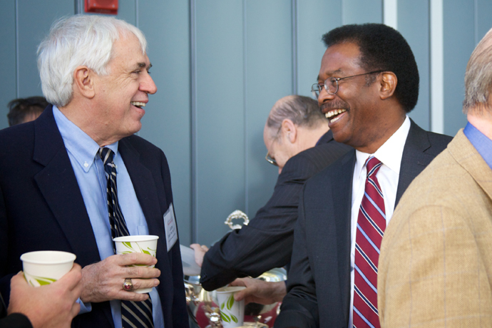 Photo of Dr. John Cagle and Dr. William ’74