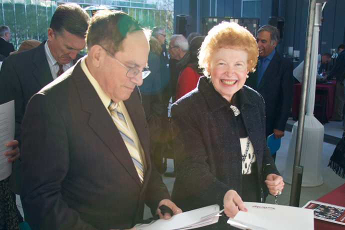 Marianne and Jim Mertzel registering at the Inaugural Volunteer Leadership Summit.