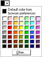 Font Color grid