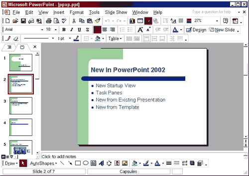 PowerPoint window showing Normal View