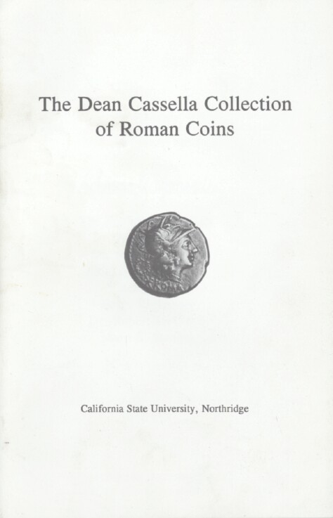 scan of title page of Dean Casella Collection of Greek and Roman Coins