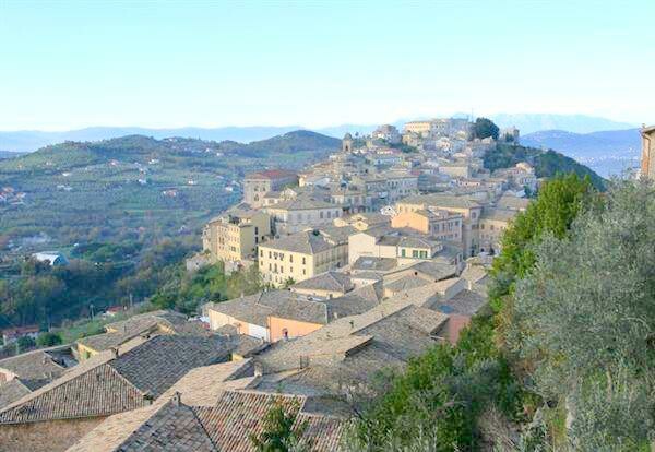 View of the city of Anagni