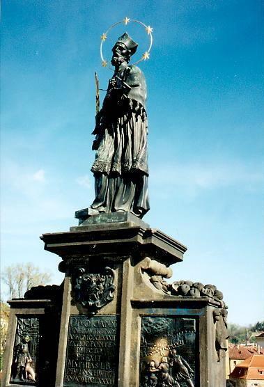 Statue of St. John Nepomucene, Charles Bridge, Prague