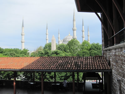 view of minarets