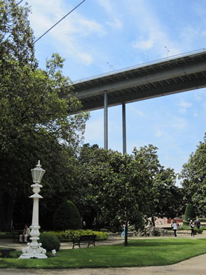 bridge and garden