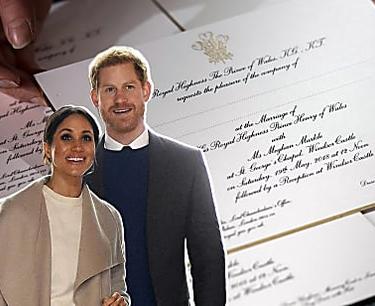 Here's How Much Prince Harry and Meghan Markle's Wedding Invitations Cost, According to Experts