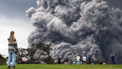 Hawaii Power Plant Lava Volcano