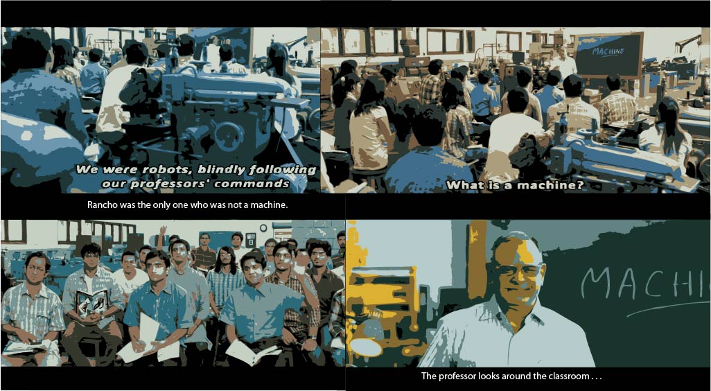 3idiots classroom scene