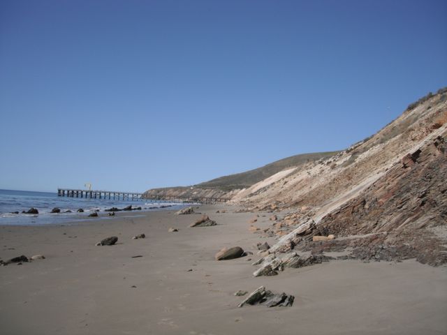 Gaviota section to west